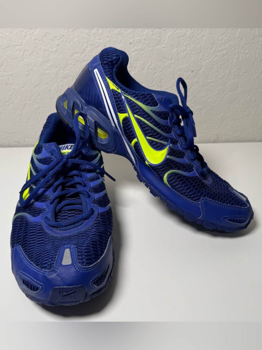 Nike Air Max Torch 4 Deep Royal Blue Volt Men’s Size 11 Running Sneakers